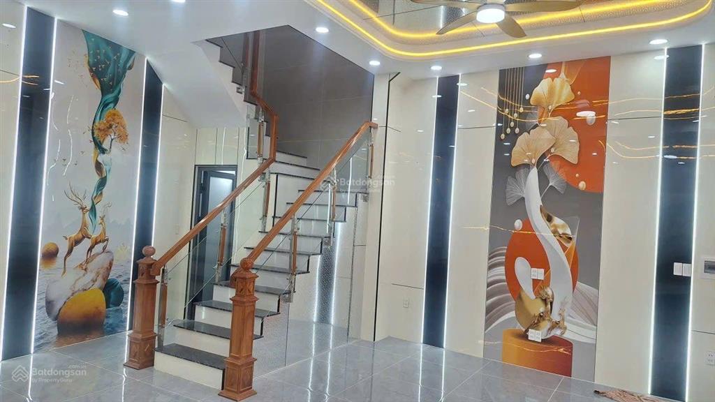 Bán nhà 1 trệt 2 lầu sân thượng, tum, hẻm 334 liên khu 45, bình hưng hòa b, bình tân, dt 54.4m2