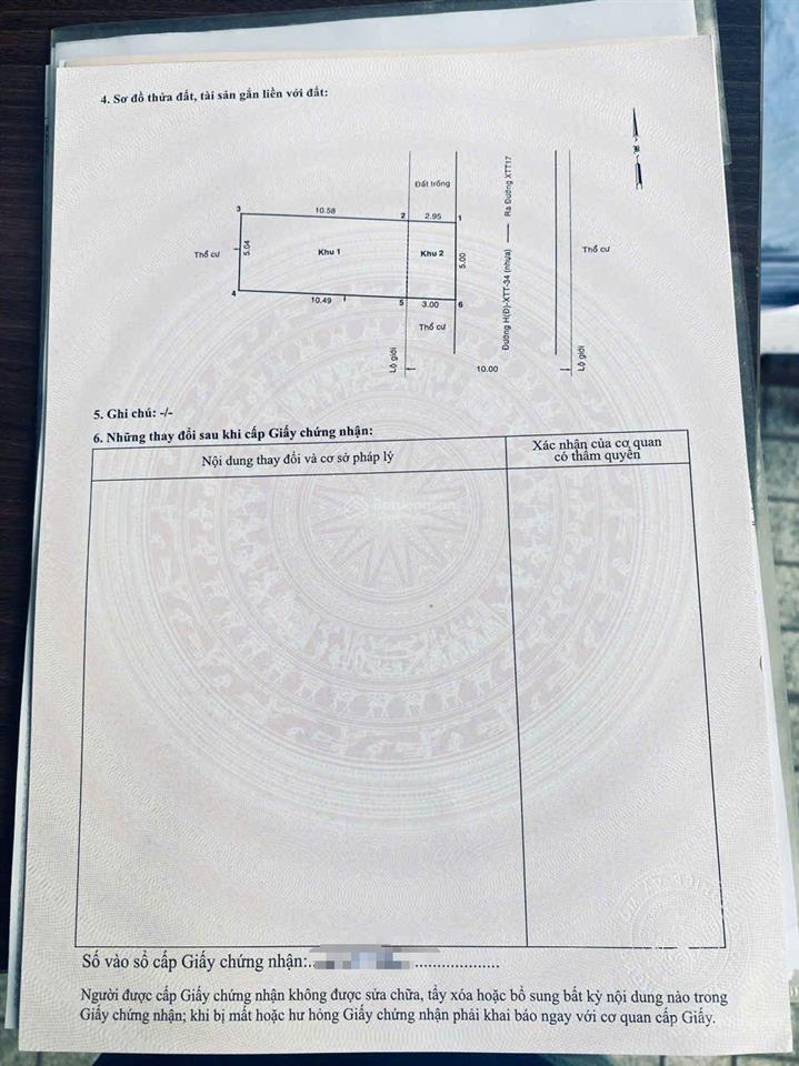 Bán đất mt đường nhựa 10m, xuân thới thượng 17, gần chợ xuân thới thượng, hóc môn, dt 5x13.5m
