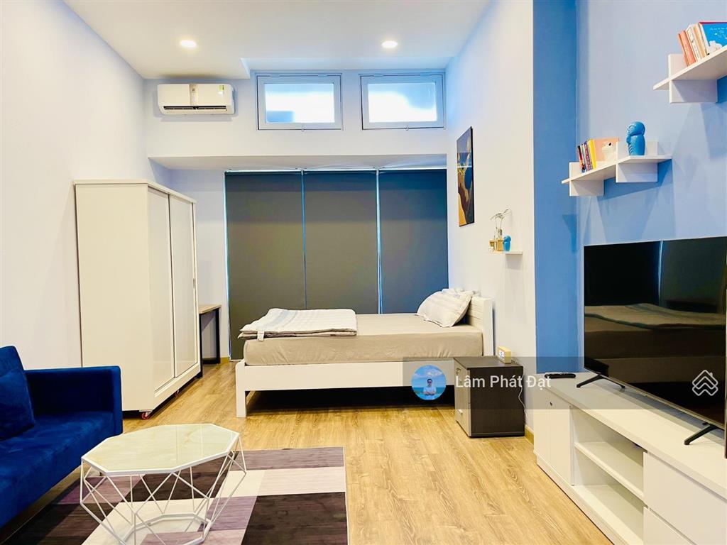 Cho thuê căn hộ studio full nội thất, trống sẵn dọn vào ở ngay, giá thuê 12 triệu/tháng