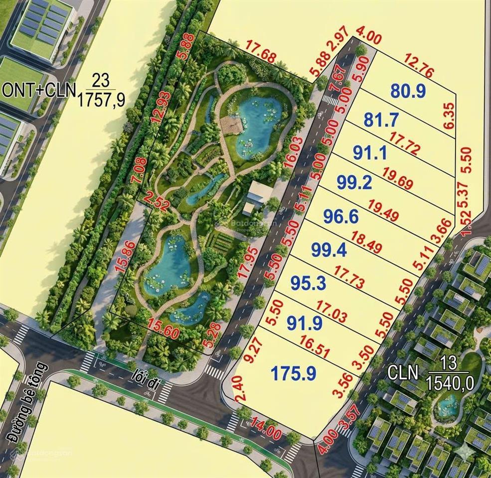 Lô đất full thổ cư dt từ 80  99m2 giá chỉ từ 3xxtr/lô cách hà nội 40km