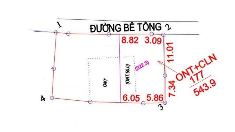 Bán 222,3m2 đất lâm sơn gần sân golf phượng hoàng, giá 1,x tỷ