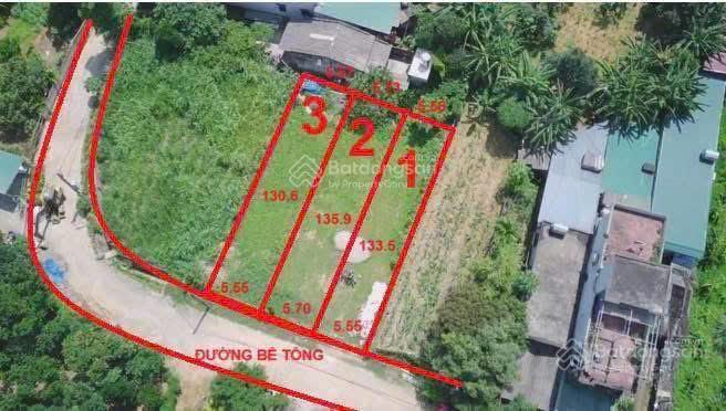 Bán lô đất 130m2 full đất ở làn 2 quốc lộ 6 gần sân golf phượng hoàng (phonex) giá 1.x tỷ / lô