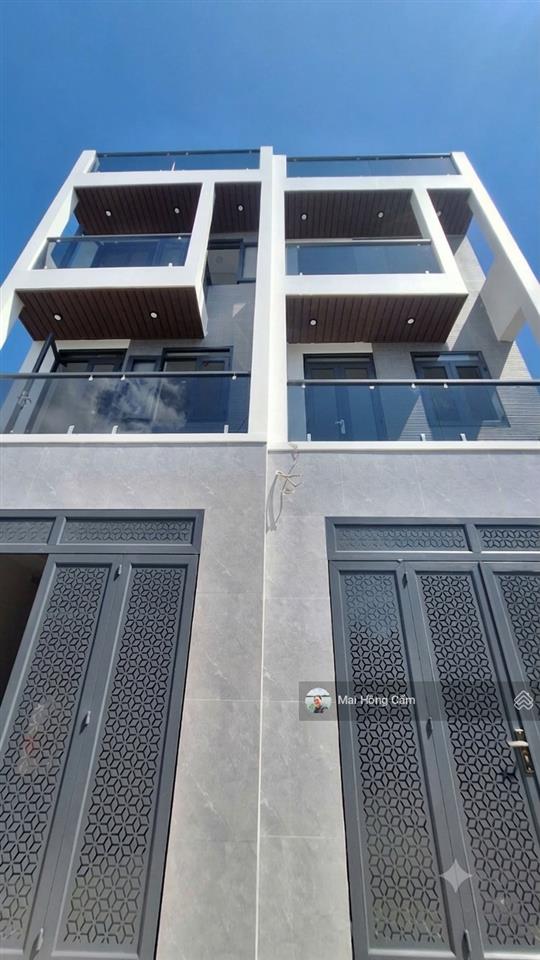 Bán nhà mới q12 1 trệt 2 lầu sân thượng 4pn 5wc giá 4.8 tỷ (tl)