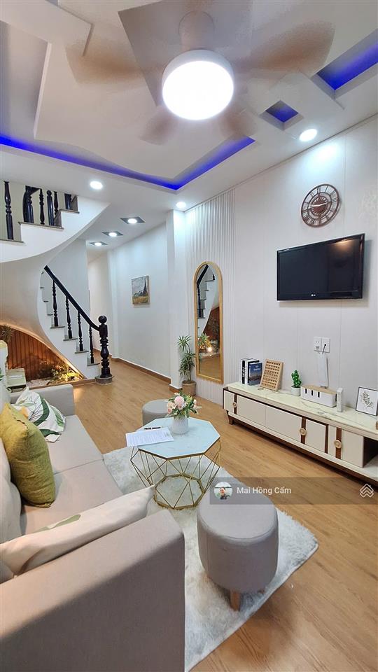 Nhà mới đẹp full nội thất cao cấp gần mặt tiền ngay trung tâm gò vấp gần lotte