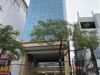 Cho thuê tòa vp đẹp nhất mp quang trung. dt 155m2, 7 tầng 1 hầm, pccc chuẩn, thang máy, đh âm trần