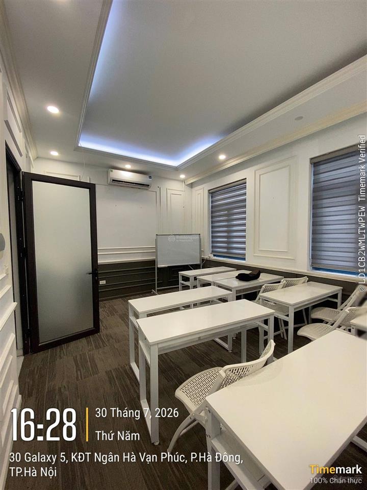 Cho thuê lk galaxy tố hữu  vạn phúc. dt 100m2, 6 tầng, mt 5.5m. kinh doanh + vp cực đẹp