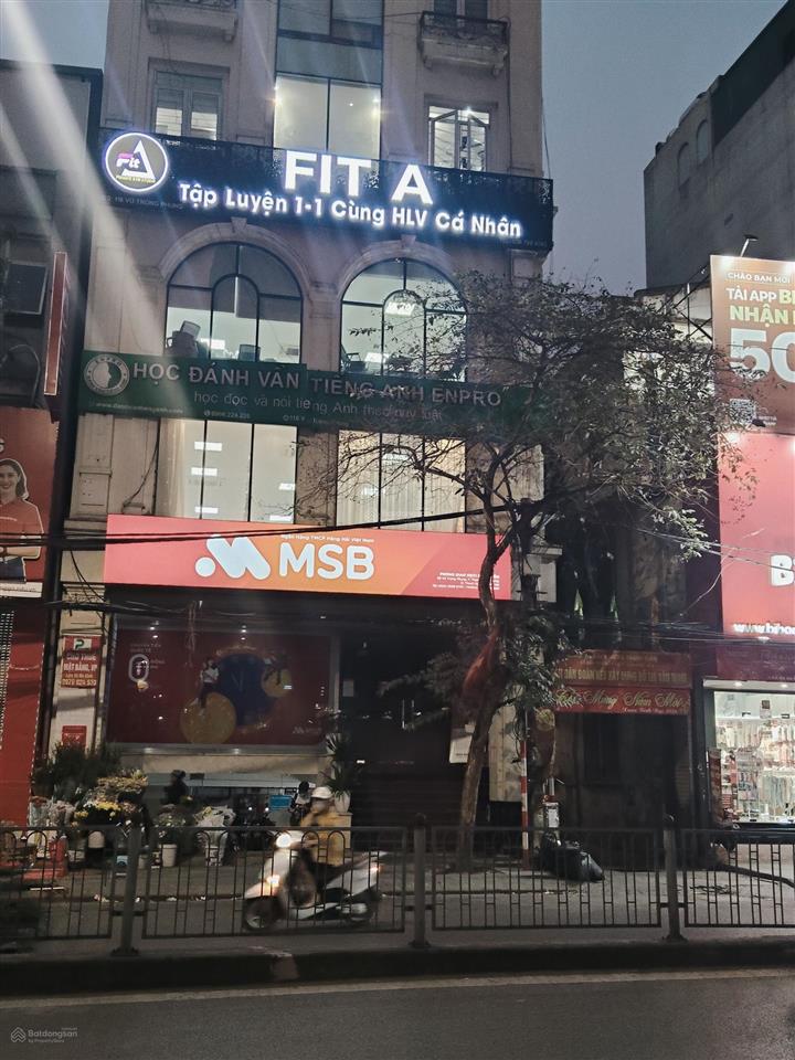 Hoa hậu mặt phố vũ trọng phụng, ngụy như kon tum, tòa nhà 7 tầng, mt 5m, sổ vuông, dt 86m chỉ 47 tỷ