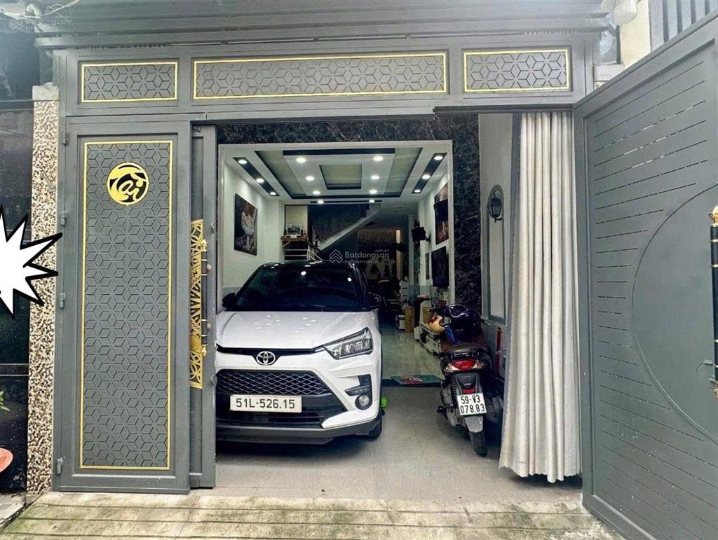 Nhà đẹp ở ngay xe hơi ngủ trong nhà dt 51m2 4 x 13 2 tầng btct bùi quang là phường 12 gò vấp