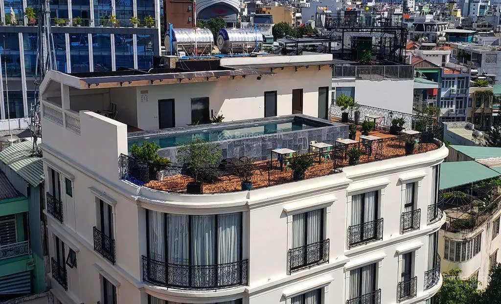 Bán tòa chdv dòng tiền tốt, phường 17, bình thạnh. dt 16x20m hầm  6 tầng. 320tr/th. giá 80 tỷ