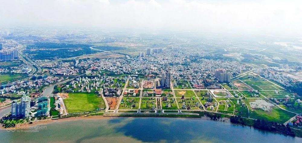Bán đất mt ngay nguyễn thanh sơn, thạnh mỹ lợi, quận 2. dt 32,5x20m. xd hầm 5 tầng. giá 159 tỷ