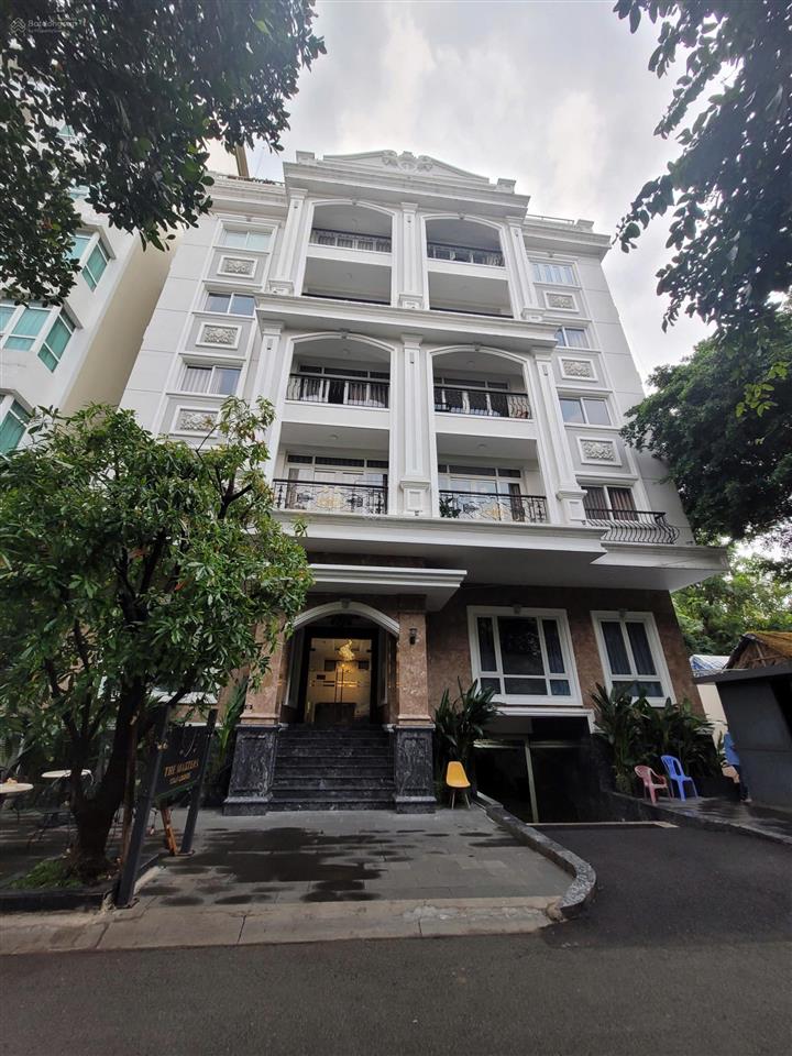 Bán chdv nguyễn văn hưởng, thảo điền, quận 2. dt 20 x 21m, hầm 6 tầng. hđt 750 tr/th. giá 150 tỷ