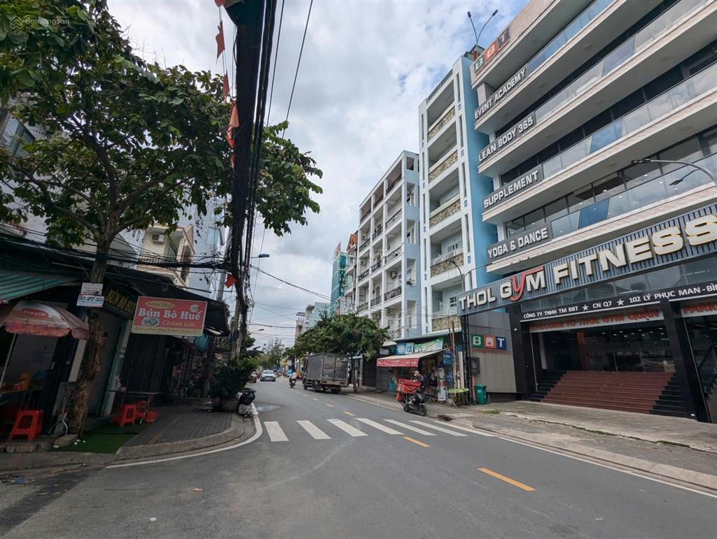 Bán nhà mt kdc lý phục man, p. bình thuận, quận 7. dt 12 x 26m, ctxd hầm  7 tầng, giá 40 tỷ