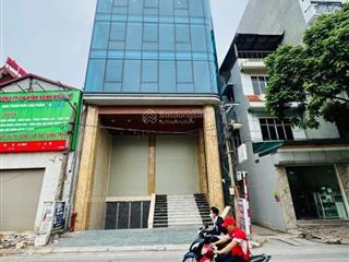 Toà building mặt phố trịnh đình cửu  hoàng mai, 180m2, 9 tầng, có hầm, mặt tiền 9m, lô góc, 99 tỷ