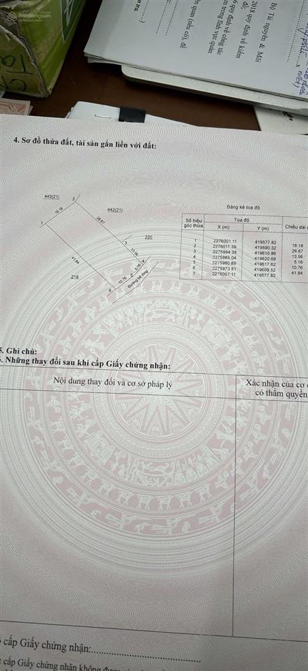 Chủ đất cần bán lô đất tại tân lạc, hòa bình