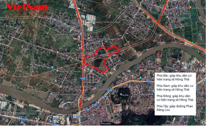 Bán gấp đất tại hồng thái, 950 triệu, 62.6m2, pháp lý đầy đủ