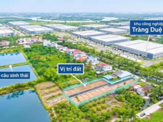Bán đất dòng tiền khu công nghiệp lg tràng duệ hải phòng, 900 triệu, 68m2, quỹ hàng cực khan hiếm