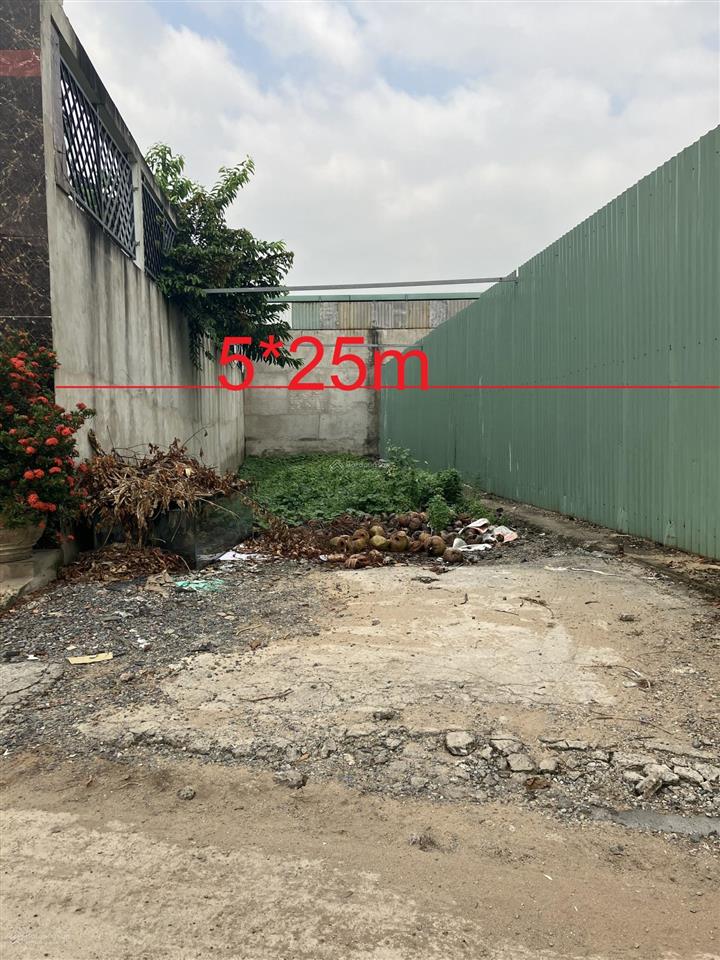 Bán đất 128m2(5x25m)  hxh sát mặt tiền  gần cầu tân tạo  tl10  bình tân  chỉ 4.5tỷ