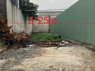 Bán đất 128m2(5x25m)  hxh sát mặt tiền  gần cầu tân tạo  tl10  bình tân  chỉ 4.5tỷ