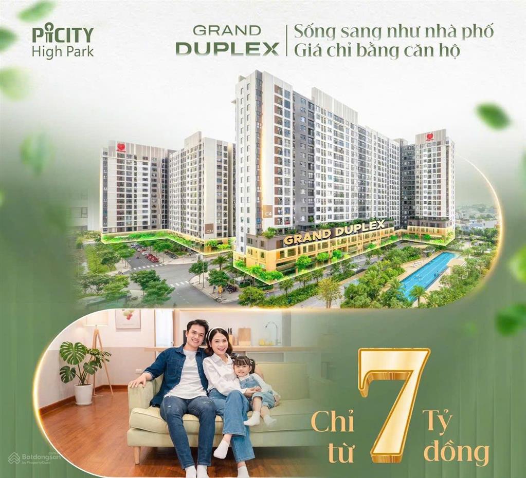 Bán shophouse picity high park giá tốt