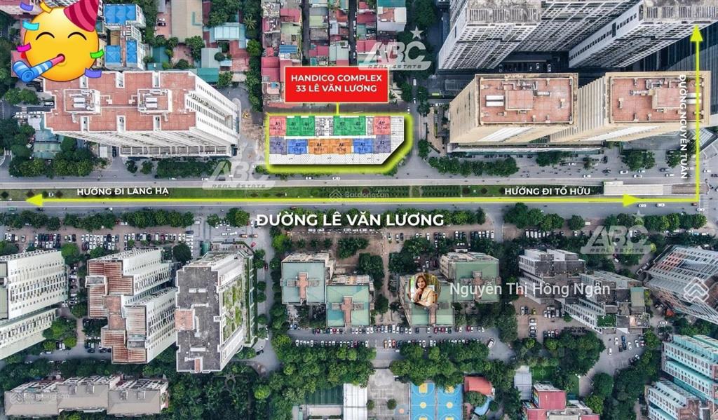 Bán suất ngoại giao chọn căn tầng tòa handiresco, số 33 lê văn lương từ 80 tr/m2