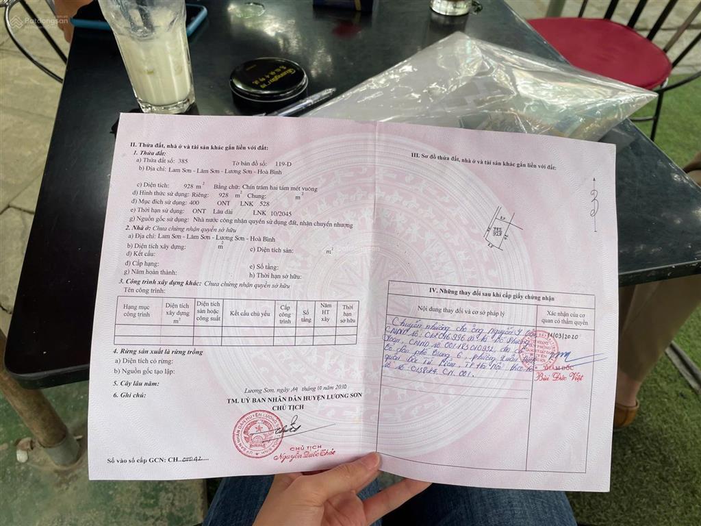 Bán khuôn viên hoàn thiện tại lâm sơn phong thuỷ và sinh thái đẹp