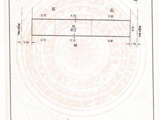 Gần 100m2  2 mt trước sau  4x24.5m  sát mt tân hương  tân quý  tây sơn  vườn lài  văn cao