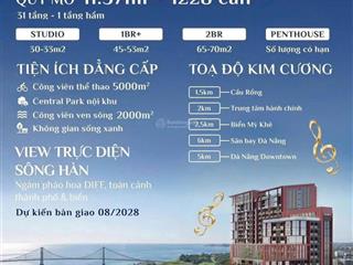 Sở hữu căn view sông hàn giá chỉ 2ty2 ở sun symphony5 đà nẵng, 0 lãi suất 30th, ck 5% ký ngay hdmb