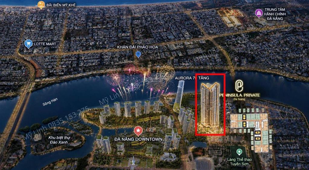 Peninsula private chỉ từ 65 triệu/m² cơ hội vàng sở hữu căn hộ hạng sang biểu tượng bên bờ sông hàn