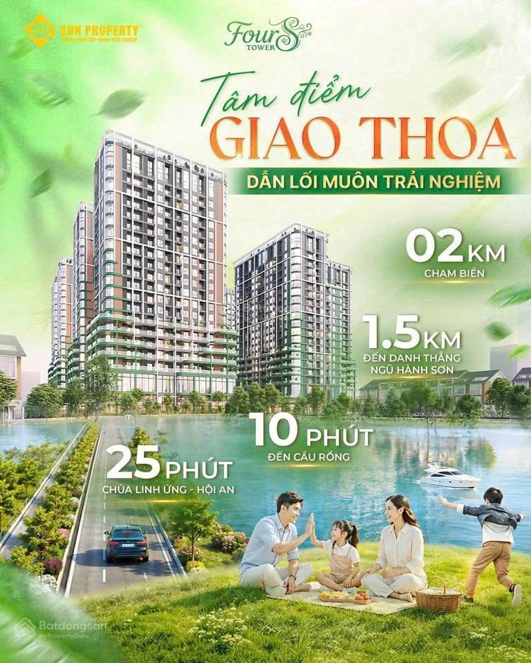 10 căn nổi bật giá từ 1ty6 căn hộ sun fours tower tòa f2 tổng chiết ck đến 16%, thanh toán 4 năm