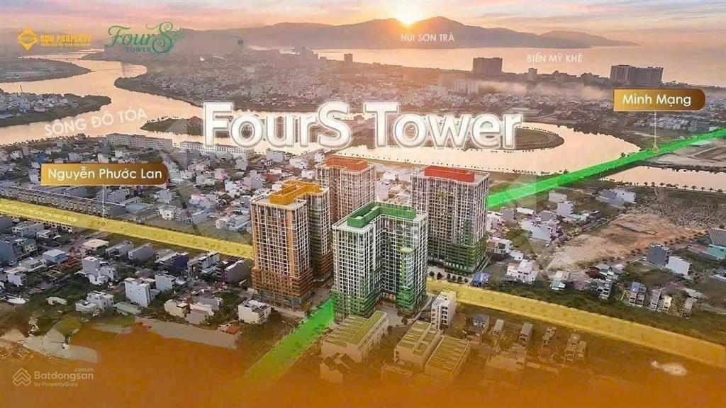 Nổi bật căn 06,07 hướng đông nam tầng 18 căn 1br+ toà f2 fours tower sở hữu lâu dài. tiến độ 42th