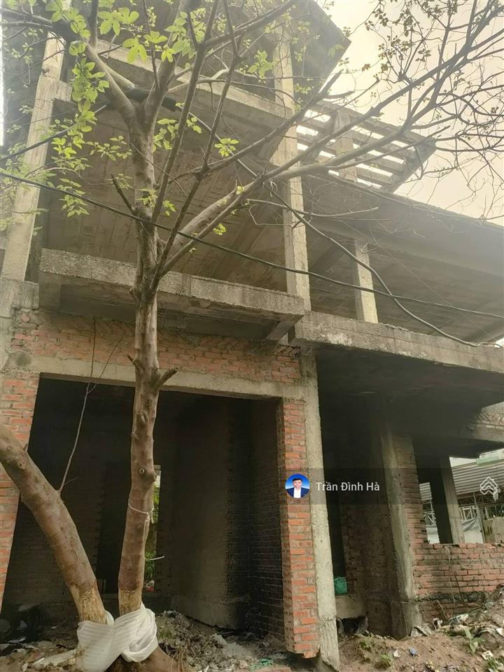 Biệt thự xây thô 4t khu đtm cầu bươu, 292m2, mt 12m, 48 tỷ thanh trì