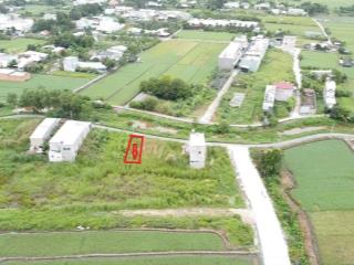 Lô đất mặt tiền kênh nhà vuông xã bình mỹ,củ chi,sổ riêng,121m2 tặng giấy phép xây dựng