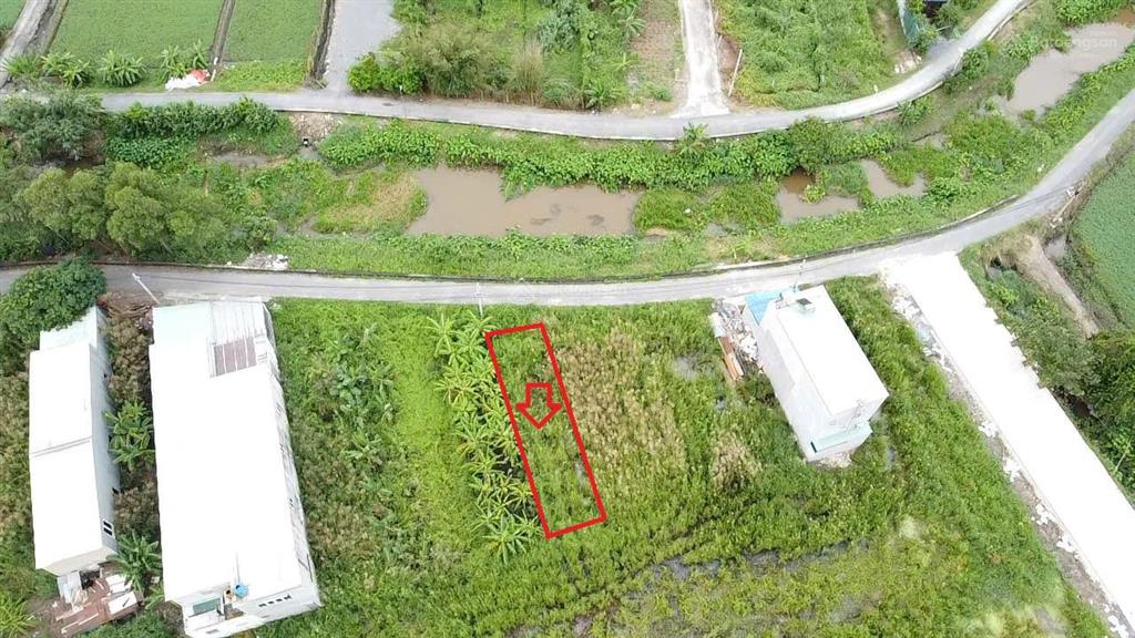 Lô đất mặt tiền kênh nhà vuông xã bình mỹ,củ chi,sổ riêng,121m2 tặng giấy phép xây dựng