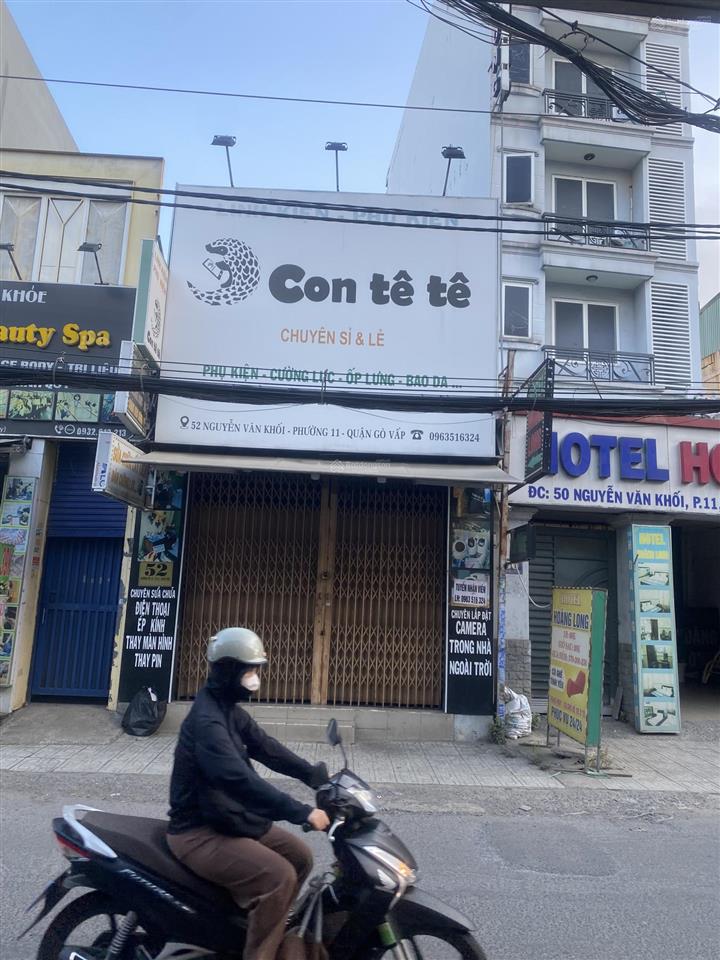 Cho thuê nhà mặt tiền đường nguyễn văn khối, thông tây hội (gò vấp)