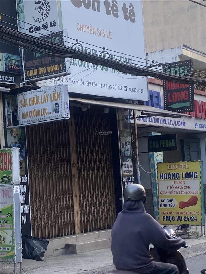 Cho thuê nhà mặt tiền đường nguyễn văn khối, thông tây hội (gò vấp)