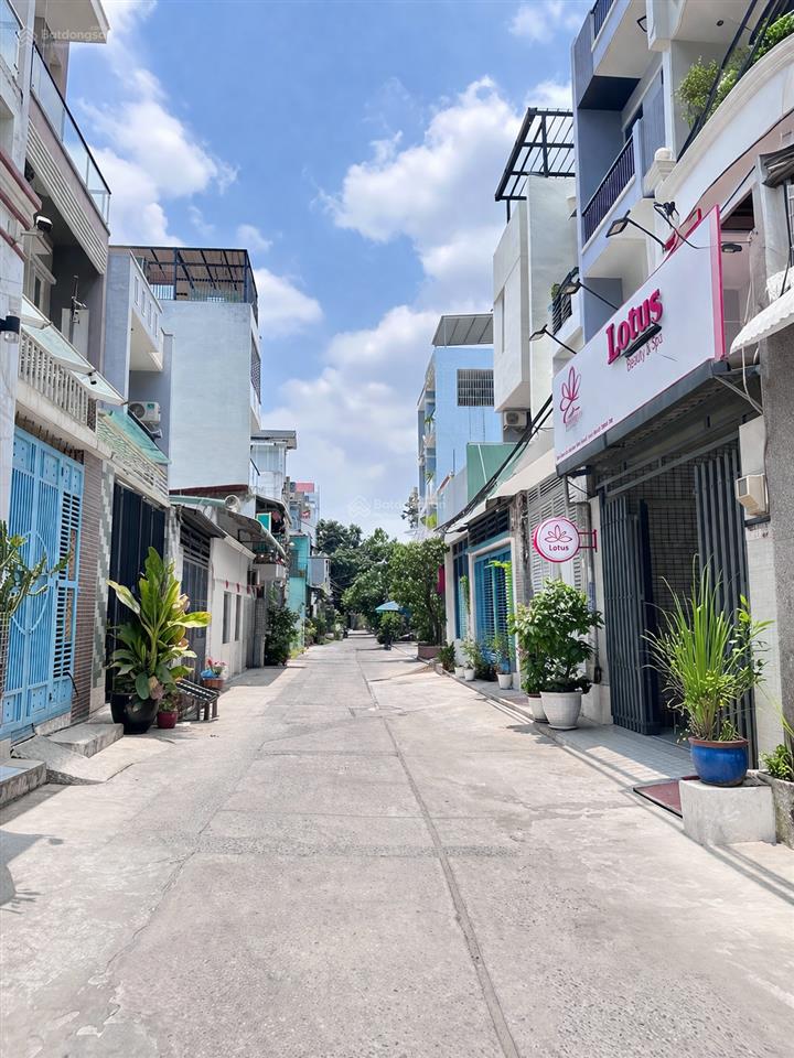 Bán nhà 4 tầng  kdc nam hùng vương  hẻm 6m thông, 722 ( 4*17m )