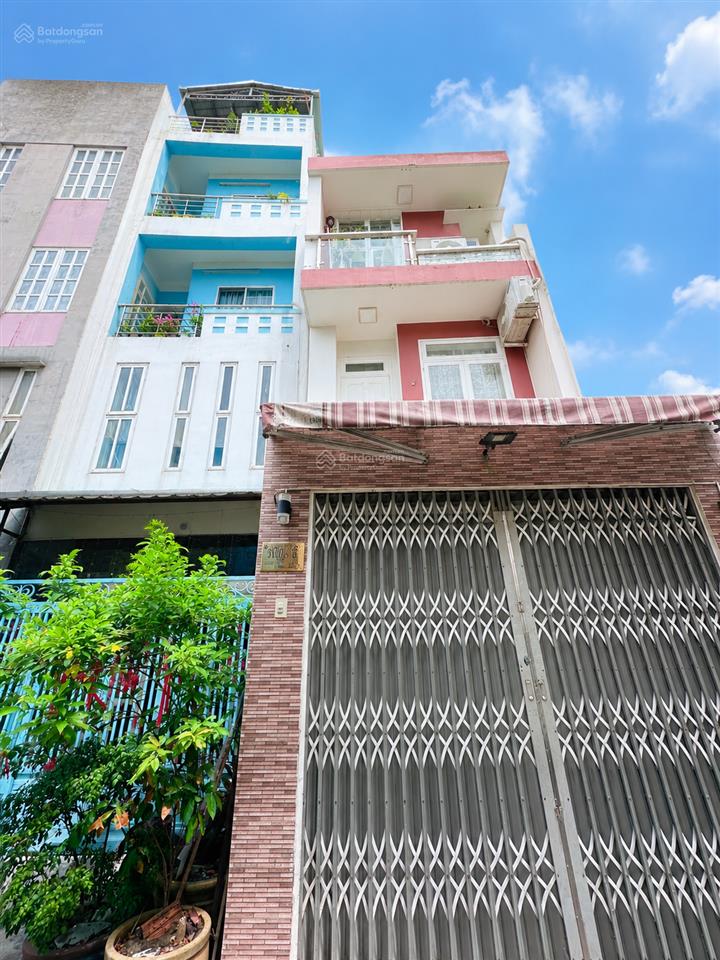 Nhà 3 tầng  quận 6  hẻm xe hơi thông hậu giang  cư xá phú lâm a  có thang máy mini 200kg