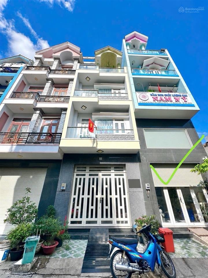 5 tầng  tân hòa đông  phan anh  giáp q6  78m2 = 4.5x17m  đường 8m kinh doanh  7 phòng ngủ