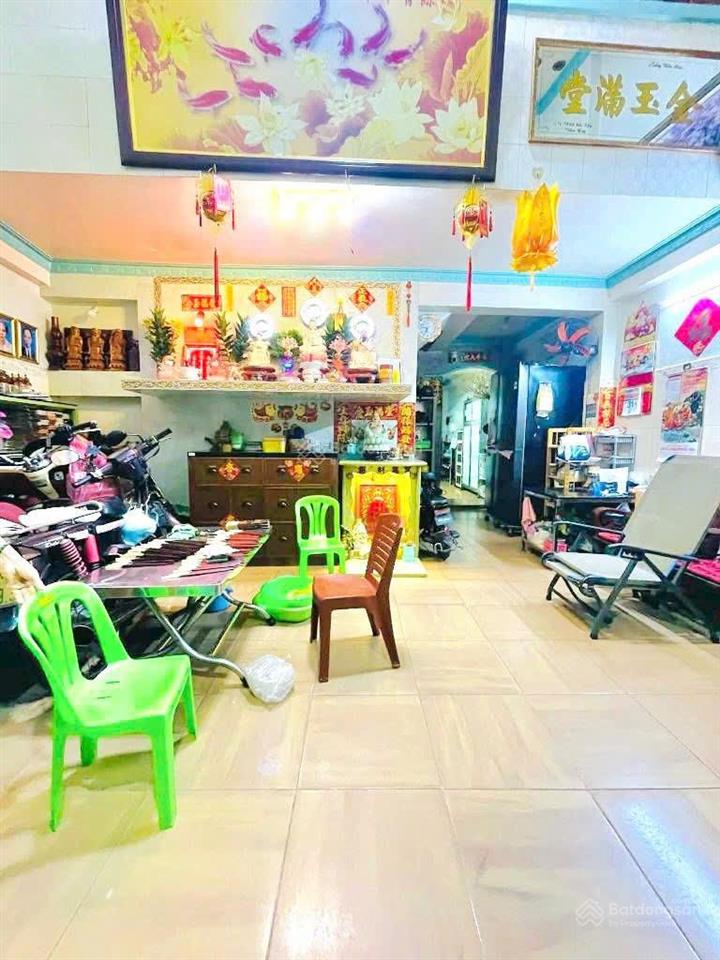 Nhà 4 tầng  gần chợ bình tiên  ngang lớn 5m  hẻm xe tải 5m  1 sẹc thẳng tắp  tiện cải tạo mới