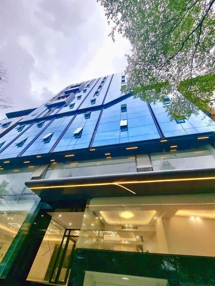 Bán tòa building 9 tầng thang máy có hầm phố vip trần thái tông 130m2 mt 10 mét giá hơn 80 tỷ sổ đỏ