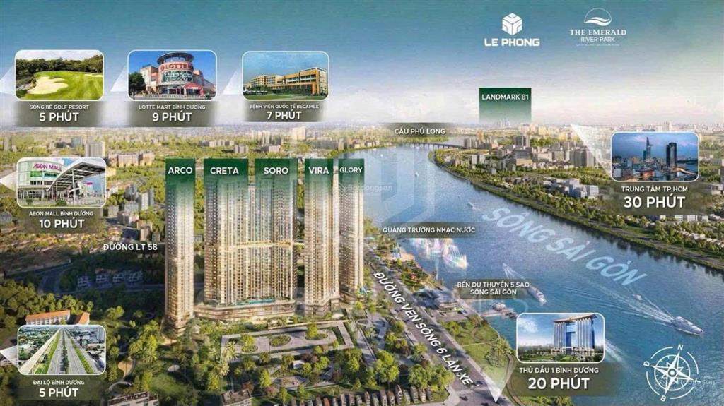 Emerald river park chính thức nhận booking 30 triệu/suất không mua hoàn 100% theo chính sách cđt