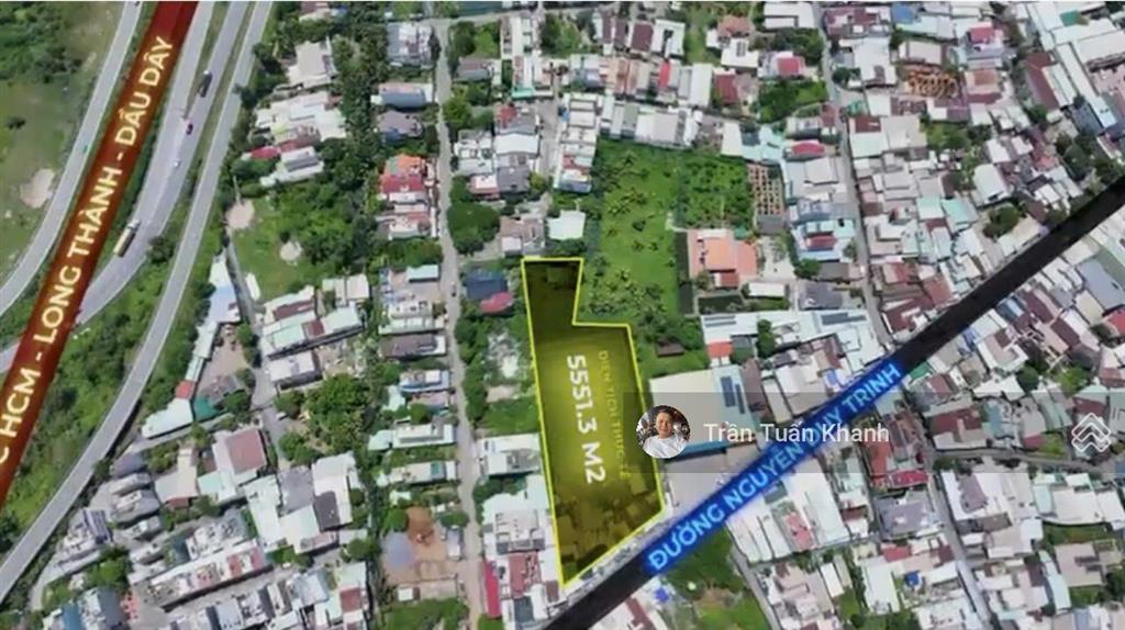 Khu đất xây chung cư gần 30 tầng ngay phú hữu, 5551m² full thổ cư mt nguyễn duy trinh  450 tỷ