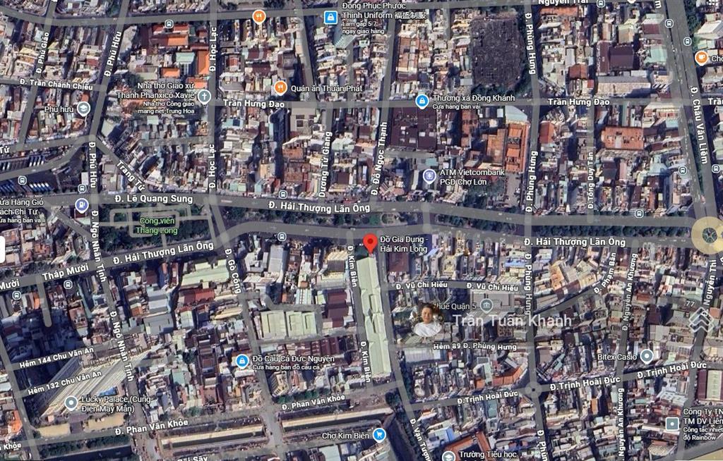 Bán nhà mặt tiền quận 5, hải thượng lãn ông, p13, quận 5, dt 7x20 kc 3 tầng  xây mới 7 tầng 55 tỷ