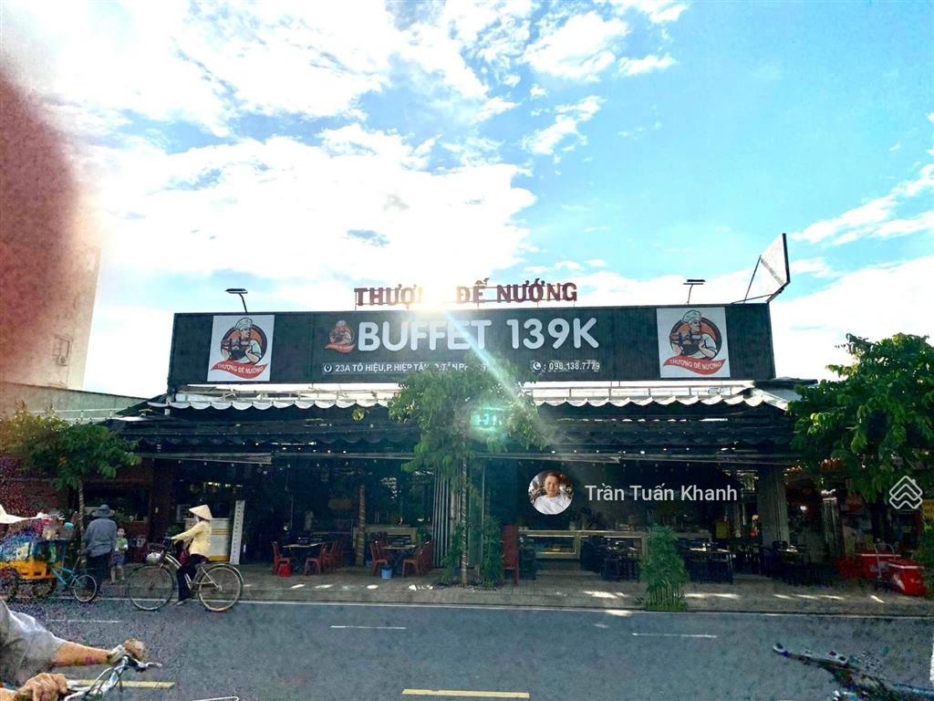 Hot! bán gấp mt ngay tô hiệu, hòa bình, xây dựng mới hầm 7 tầng, dt 20x50m