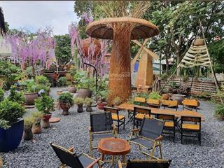 Sang nhượng toàn bộ quán cafe 1000m2 mặt tiền hà huy giáp  quận 12, thuê chỉ 8tr, lợi nhuận cao