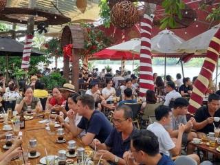 Sang quán cafe 1000m2 mặt tiền hà huy giáp  quận 12, giáp sông sài gòn, thuê mặt bằng chỉ 4 triệu