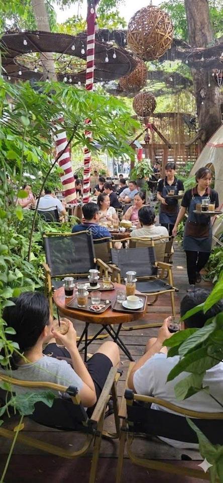 Sang quán cafe 1000m2 mặt tiền hà huy giáp  quận 12, giáp sông sài gòn, thuê mặt bằng chỉ 4 triệu