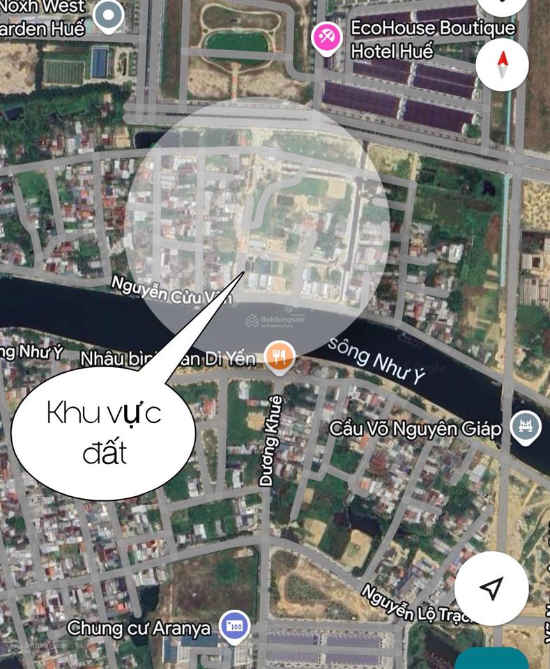 Bán ~120m2 đất đẹp cách sông như ý 40m ngay tttp huế không thể bỏ lỡ