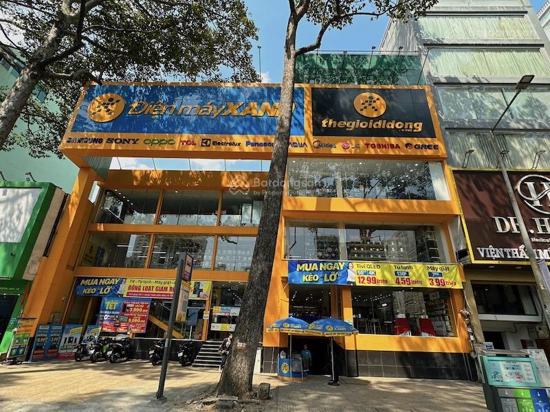 Mặt tiền ngay trần hưng đạo quận 19,5x20mcn 170m2giá 89 tỷđang cho thuê gpxd 1 hầm 7 tầng.