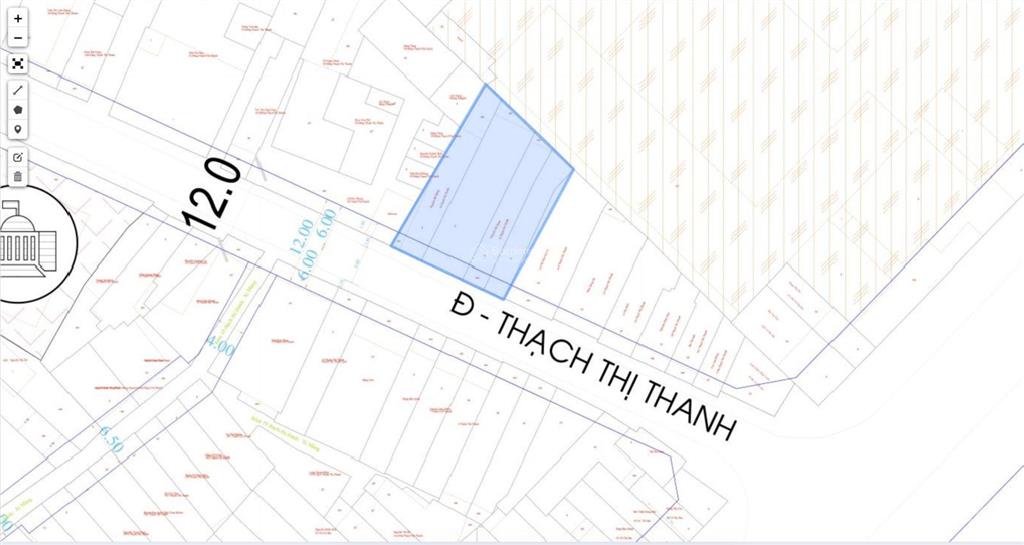 Mặt tiền 1018 thạch thị thanh, quận 117x25m427,5 m24 tầngctxd 1 hầm 9 tầngkhu văn phòng vip!